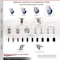 Service Caster 5 Inch 316SS Blue Poly Swivel 7/8 Inch Expanding Stem Caster Lock Brake SCC SCC-SS316TTLEX20S514-PPUB-BLUE-78 - alternate 2